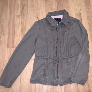 Banana Republic Light Gray/Khaki Field Jacket